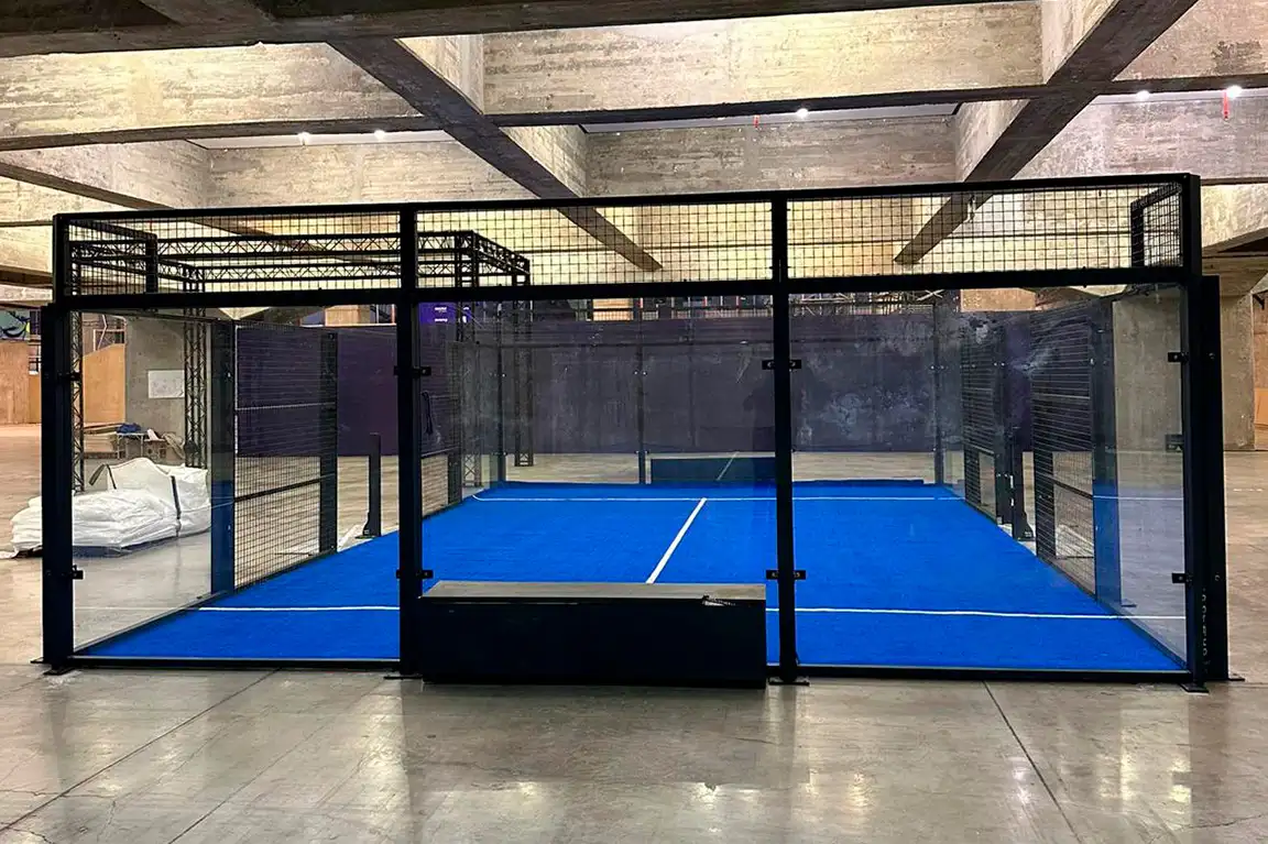 Teddy Padel mini court at Hexagon Cup in Spain