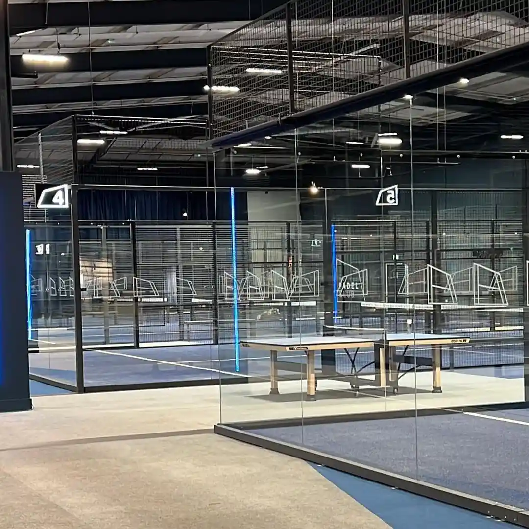 The Padel Club Gloucester Quays in UK