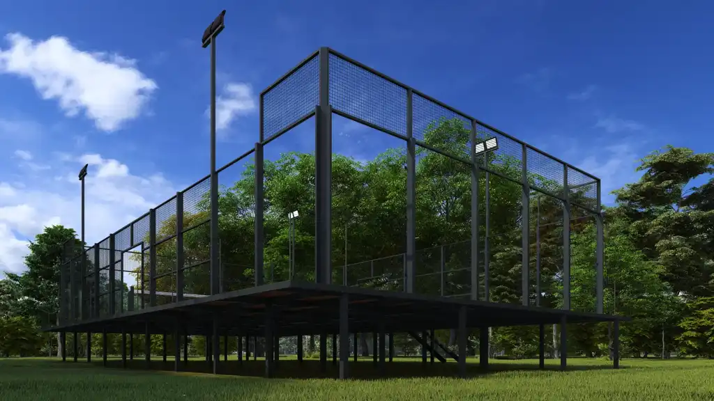 Elevated platform patented by Portico Sport
