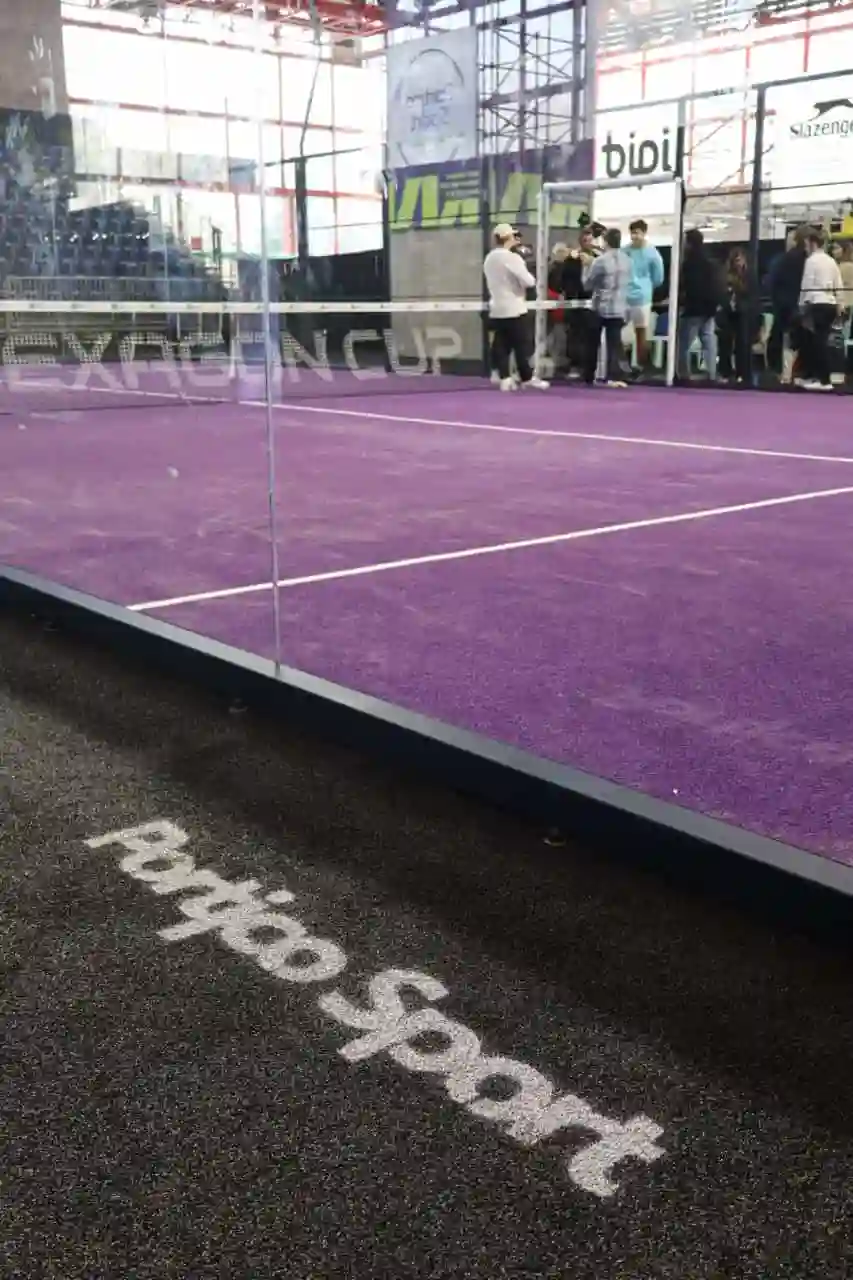 Official padel court of Hexagon Cup